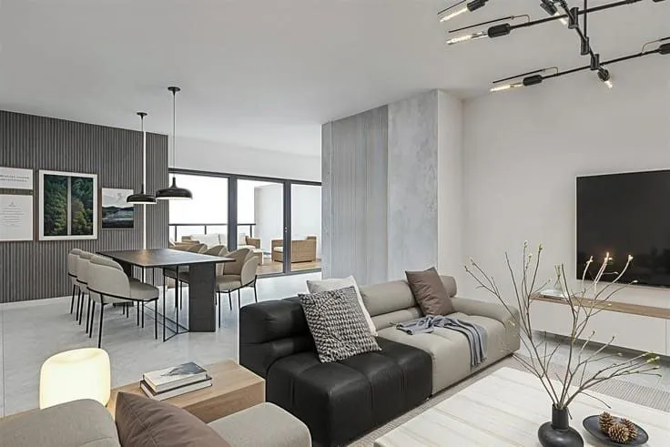 Soggiorno - Luxury Apartment with Balcony in Wavre