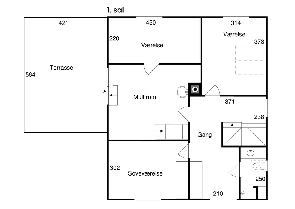 Plaan - Villa with Two Kitchens in Kolding