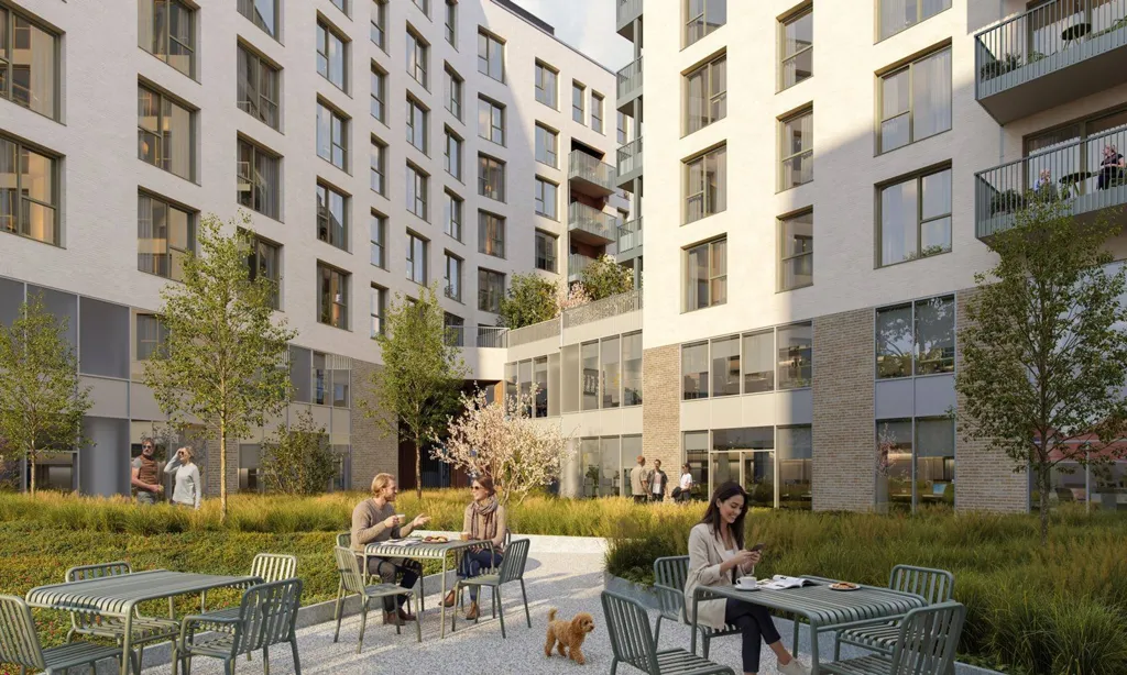 Jardin - Appartements neufs avec terrasse à Bruxelles Centre
