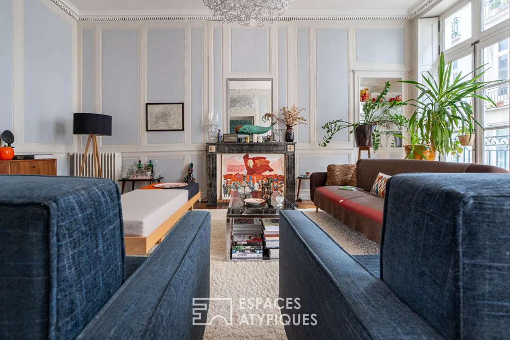 Living Room - Exceptional Apartment in Nantes Graslin/Pommeraye