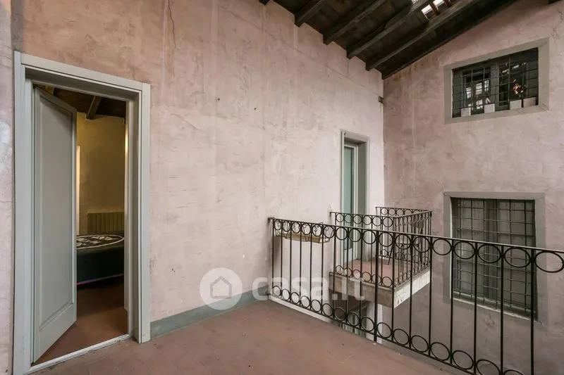 Balcony - Furnished Flat with Balcony in Bergamo's Città Alta