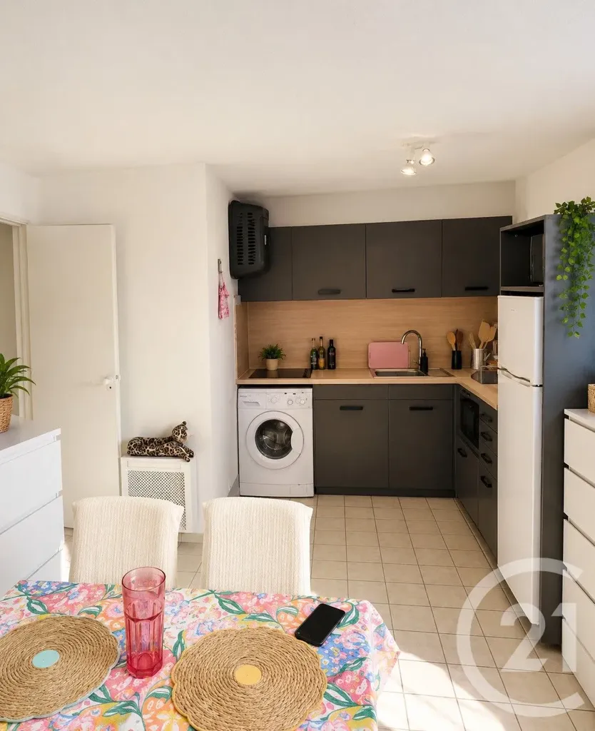 Köök - Charming Garden Apartment in Digne-les-Bains