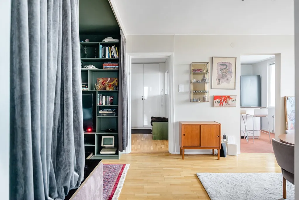 Elutuba - Apartment with Western Balcony in Solna