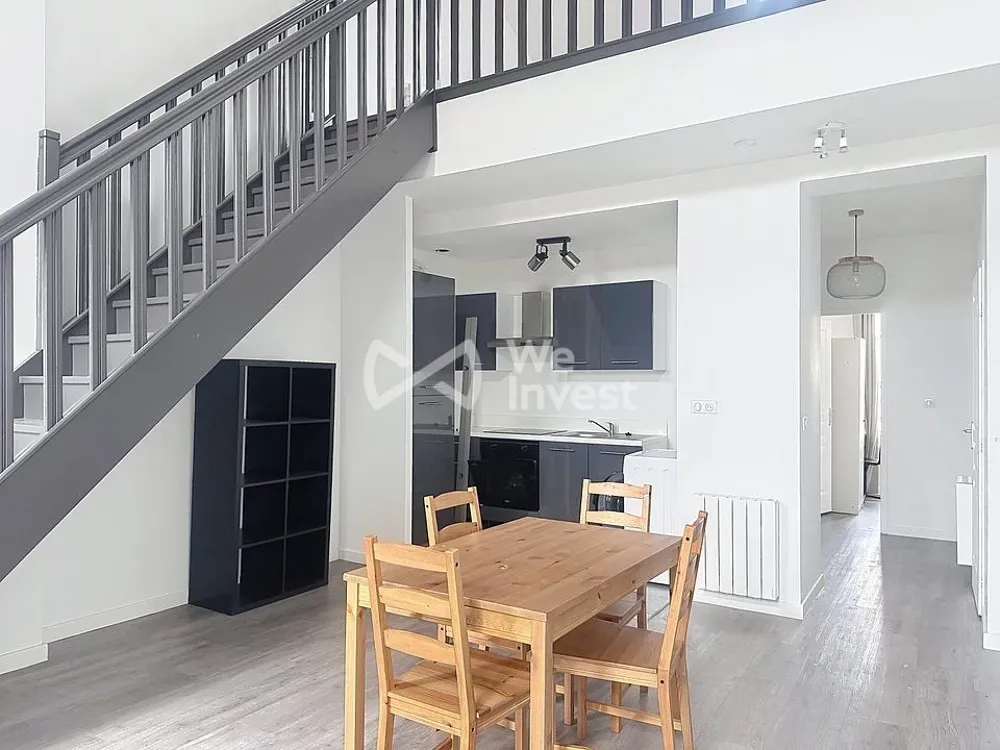 Salle à manger - Appartement Duplex avec Balcon à Saint-Étienne