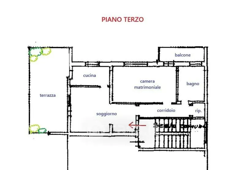 Plaan - Apartment with Rocca View in Castell'Arquato