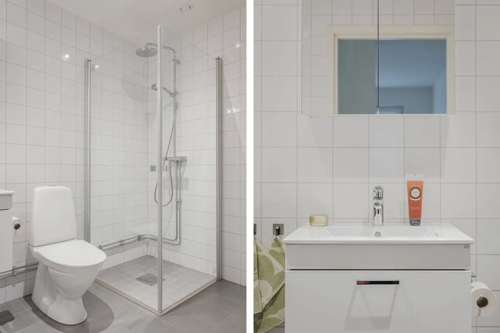Bagni - Corner Flat with Two Balconies in Aromalund, Lund