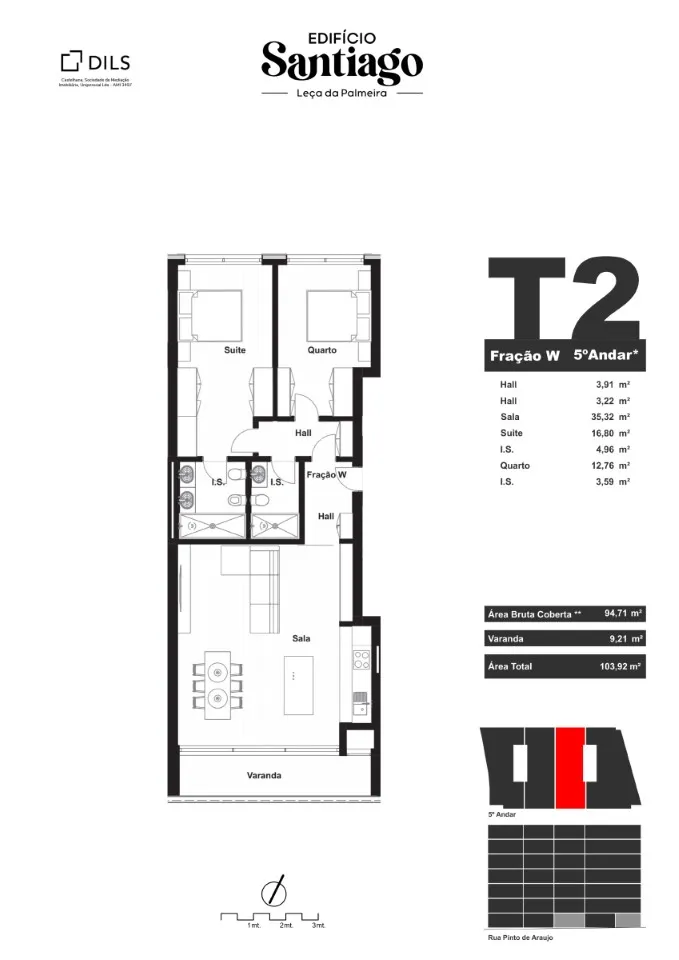 Plaan - T2 Apartment with Balcony in Leça da Palmeira
