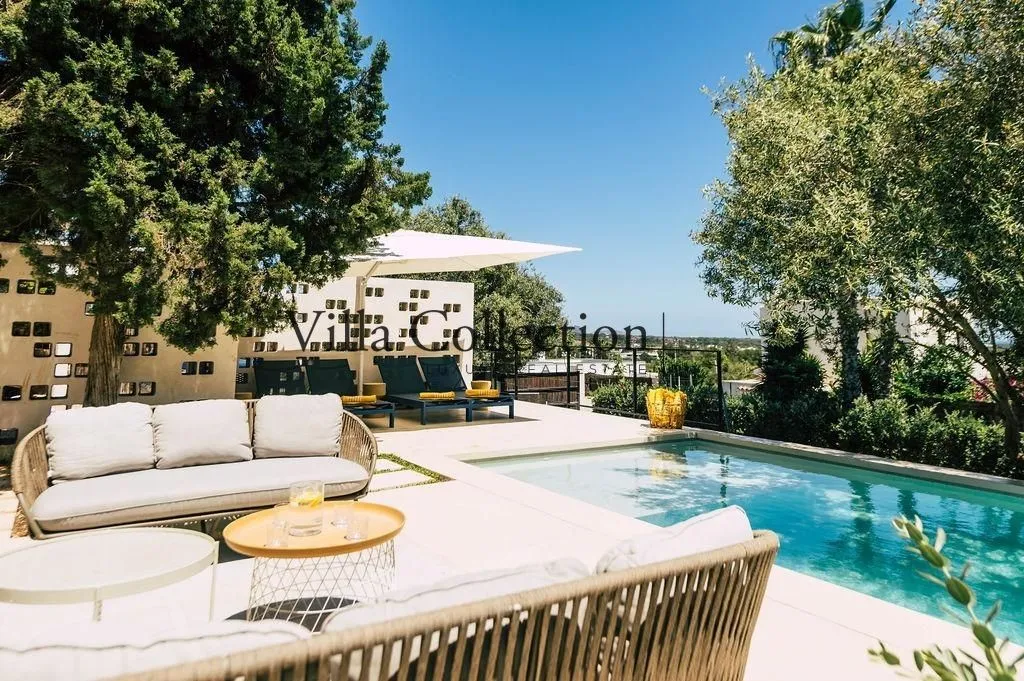 Piscine - Luxury Villa with Sea View in Santa Eulària