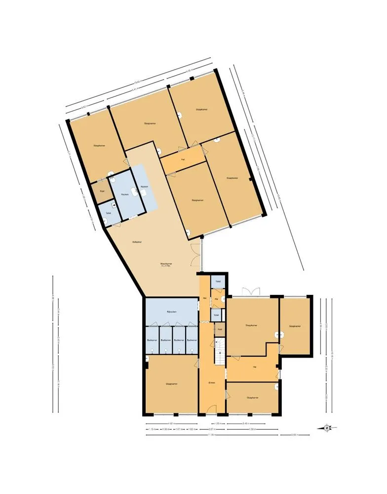 Plan - Studio with Central Location in Heerlen