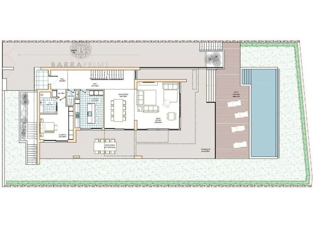 Floor Plan - Contemporary Villa with Golf View in Vilamoura