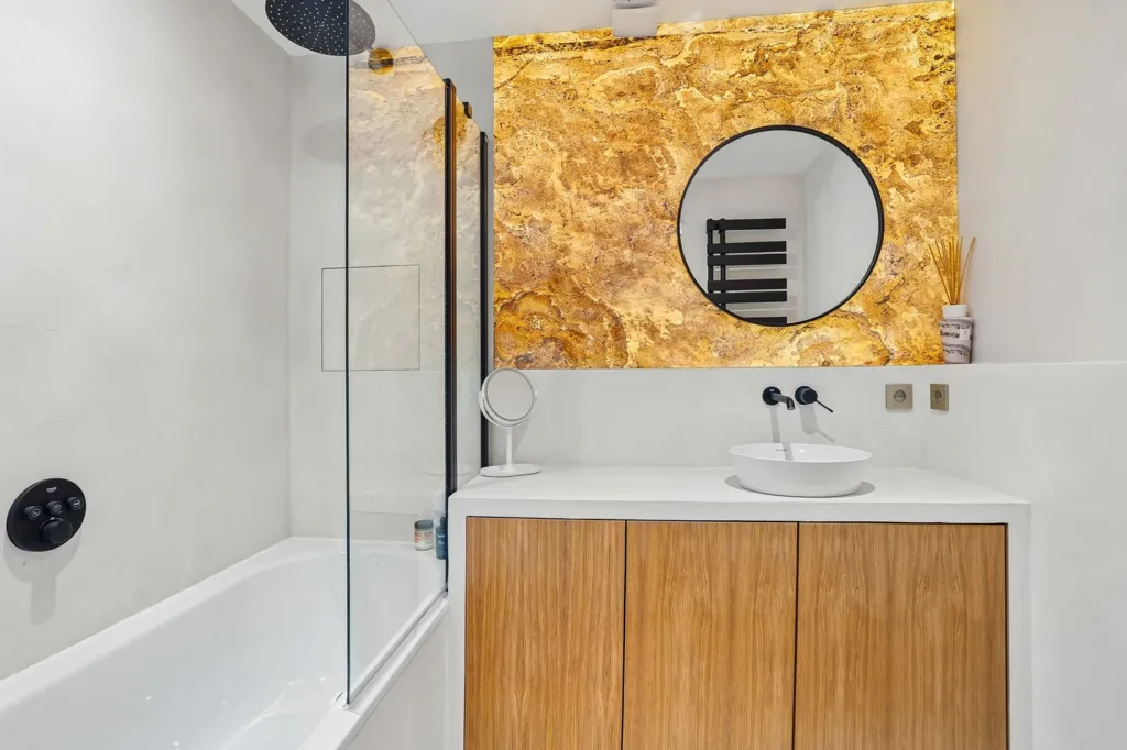 Salles de bain - Appartement Luxe avec Terrasse à La Muette
