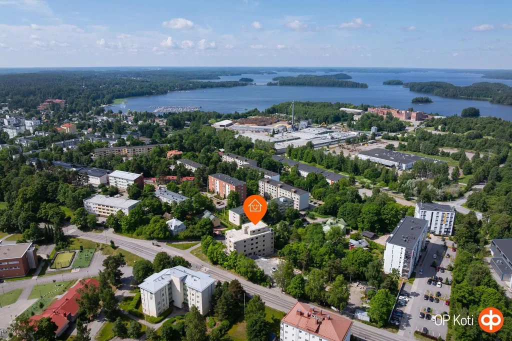 Vue aérienne - Modern Apartment with Sea View in Lohja Centre