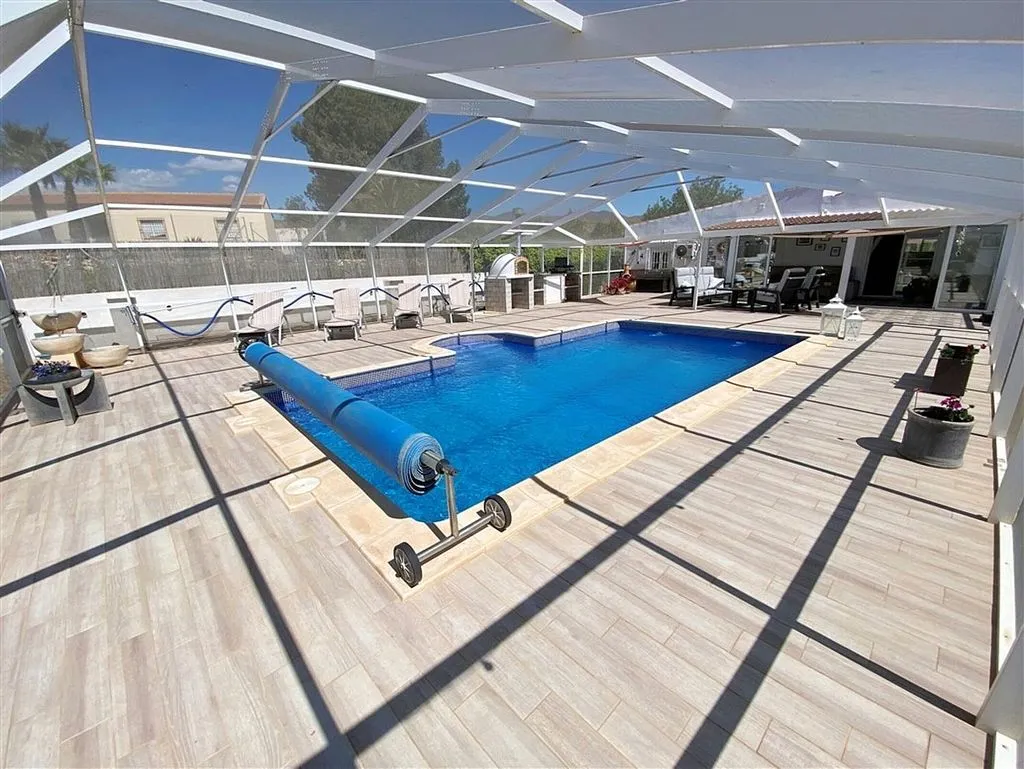 Piscine - Modern Chalet with Pool and Terrace in Huércal-Overa