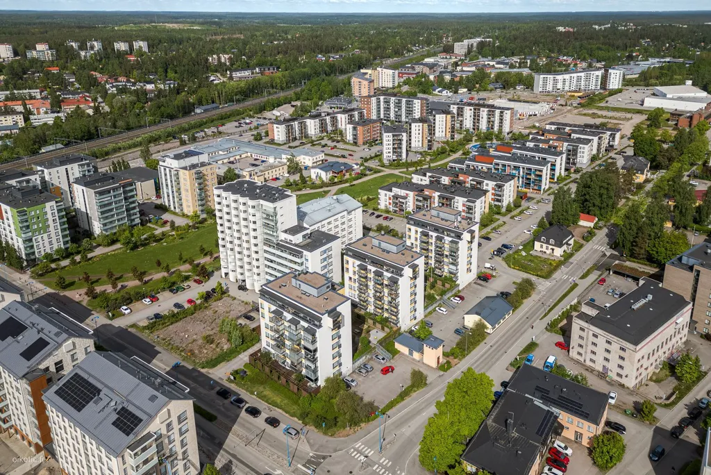 Õhuvaade - Bright Apartment with Sauna in Järvenpää