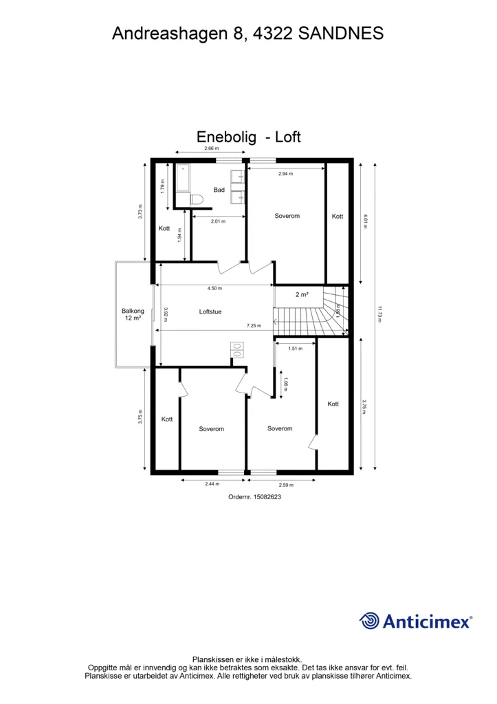Plaan - Detached House with Double Garage in Ganddal