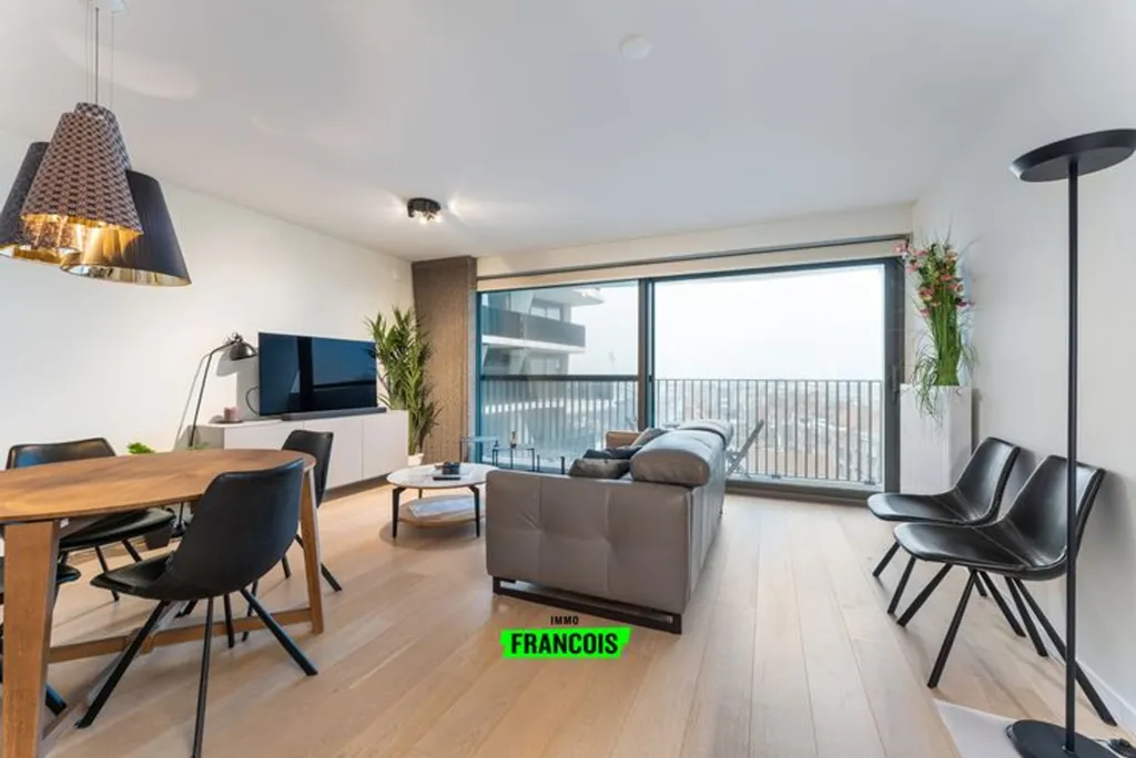 Séjour - Appartement Moderne avec Vue Panoramique à Mariakerke