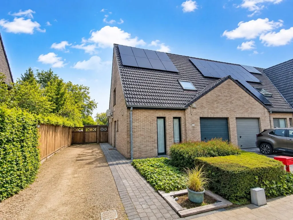 Exterior - Semi-detached House with Solar Panels in Bredene