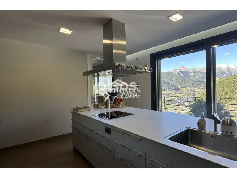 Köök - Exclusive Chalet with Mountain Views in Anyós