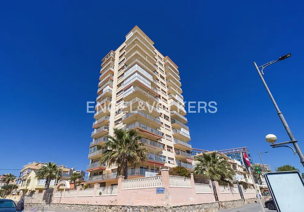 Exterior - Beachfront Apartment with Sea View in El Campello