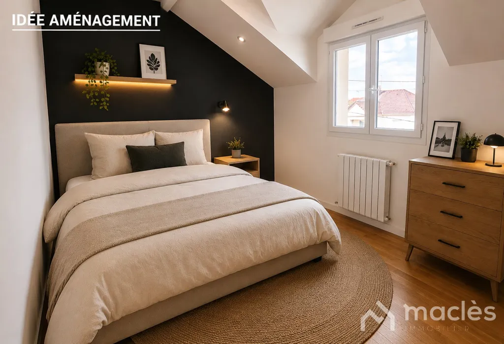 Chambres - Maison avec Sous-sol Aménagé à Domont