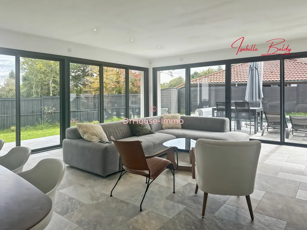 Séjour - Villa Contemporaine avec Piscine à Seignosse