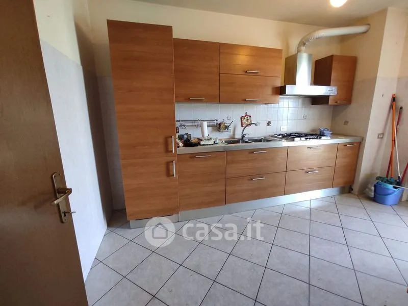 Cuisine - Two-Level Apartment with Balcony in Bergamo