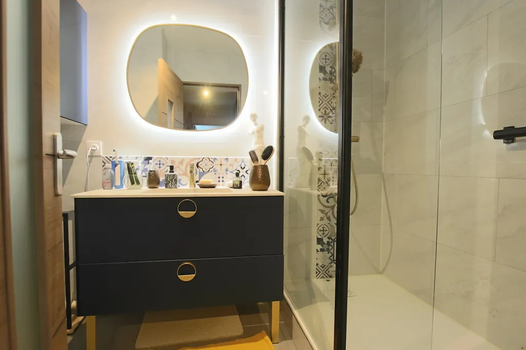 Salles de bain - Appartement Duplex avec Balcon au Le Teich