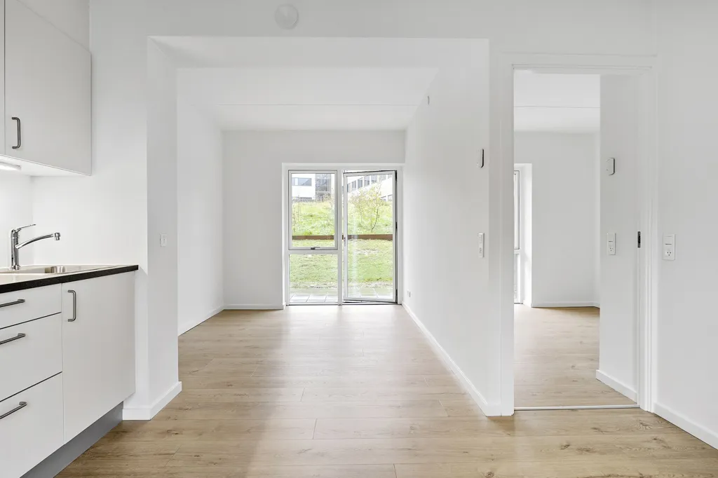 Cuisine - 2-Bedroom Apartment with Balcony in Tranbjerg
