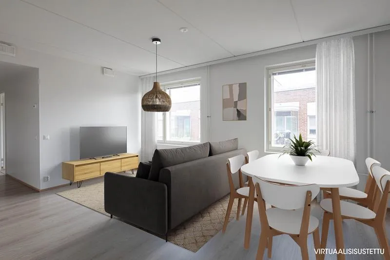 Sala da pranzo - Modern Penthouse with Sauna in Kivistö, Vantaa