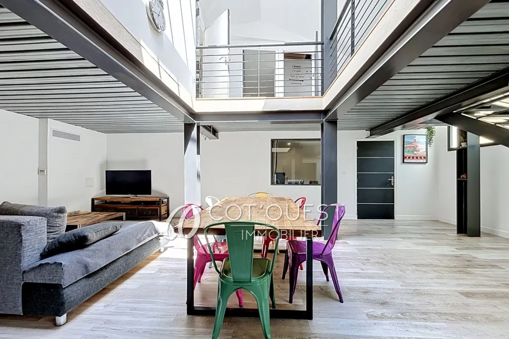 Séjour - Loft Contemporain avec Terrasse à Nice