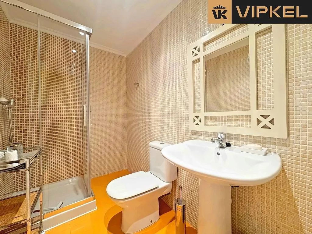Salles de bain - Apartment with Terrace in Porto do Son