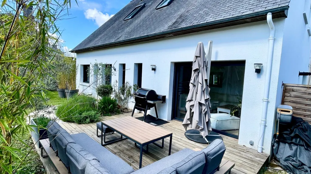 Terrasse - Maison de 6 Pièces avec Terrasse à Mayenne