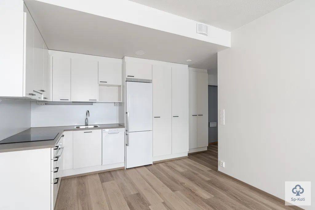 Köök - Modern Flat with Balcony in Kangasala Centre
