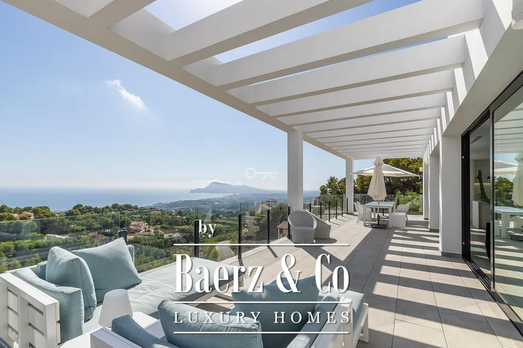 Terrasse - Luxury Villa with Panoramic Terraces in Altea