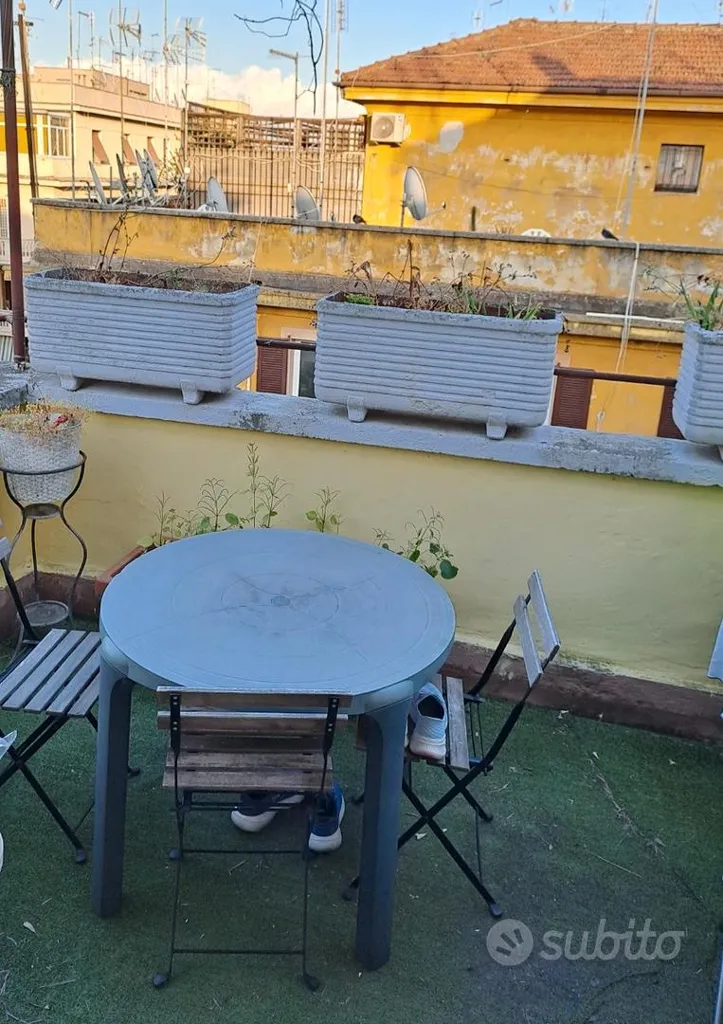 Terrass - Attic Apartment with Balcony in Piazza Bologna