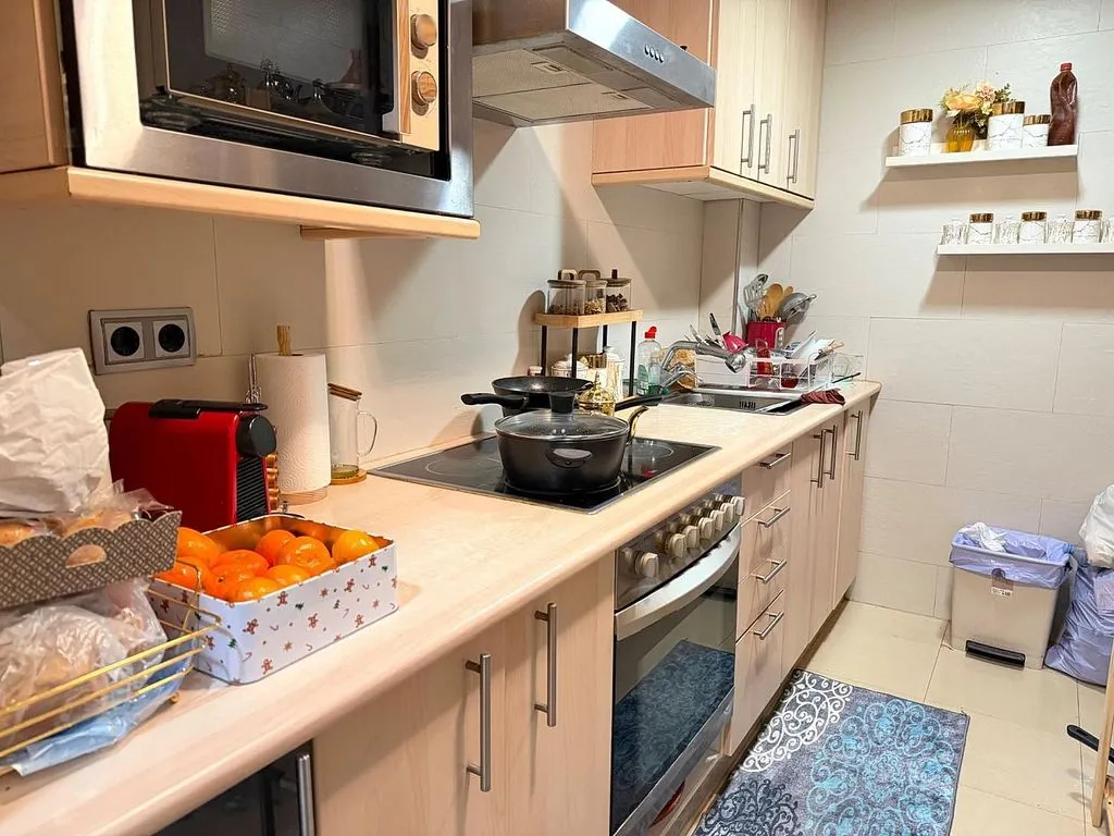 Cuisine - Apartment with Mountain View in Cerdanyola Nord