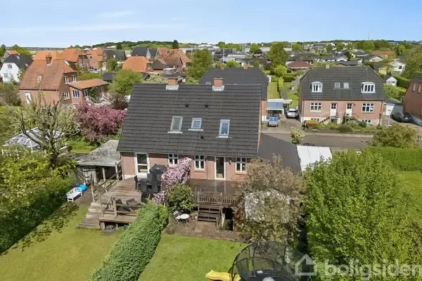 Vue aérienne - Villa with Garden in Middelfart