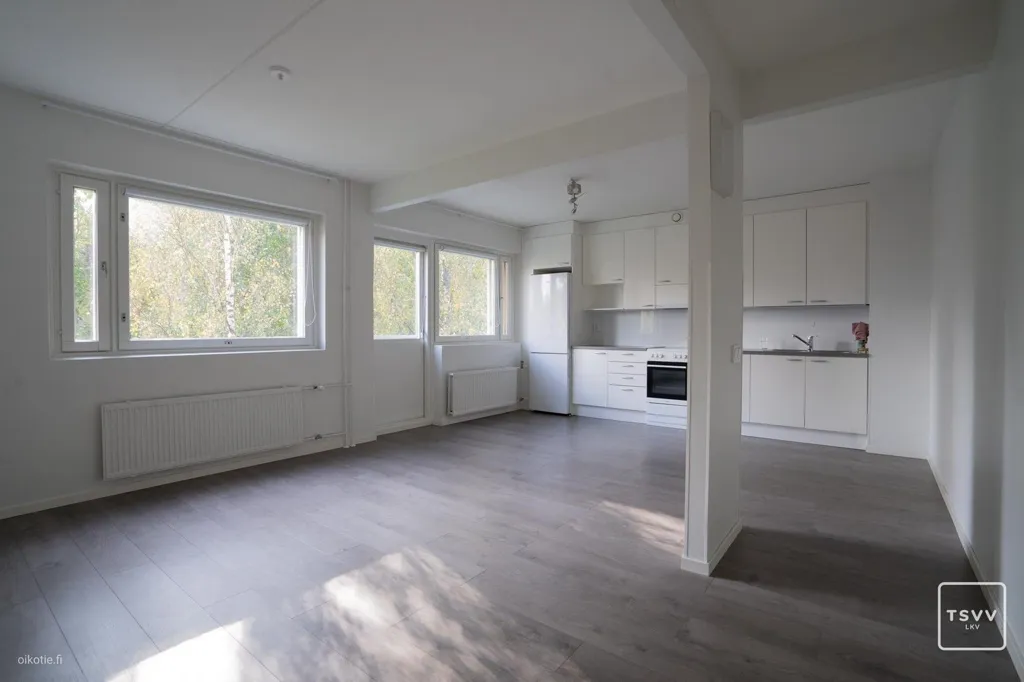 Cuisine - Renovated Top-Floor Flat with Balcony in Koivula