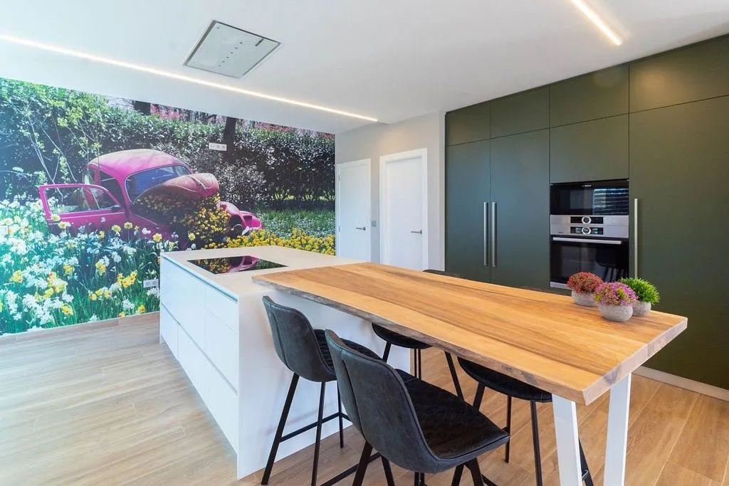 Cuisine - Chalet with Pool in Turís