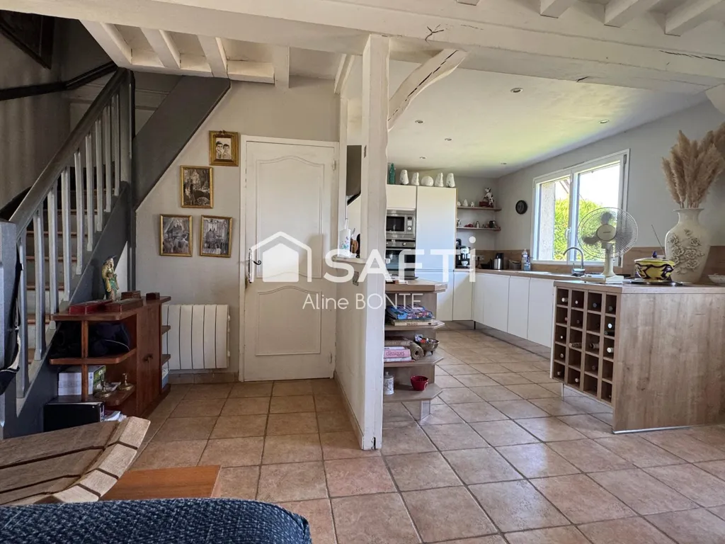 Soggiorno - Charming House with Pool near Ferrières-sur-Risle