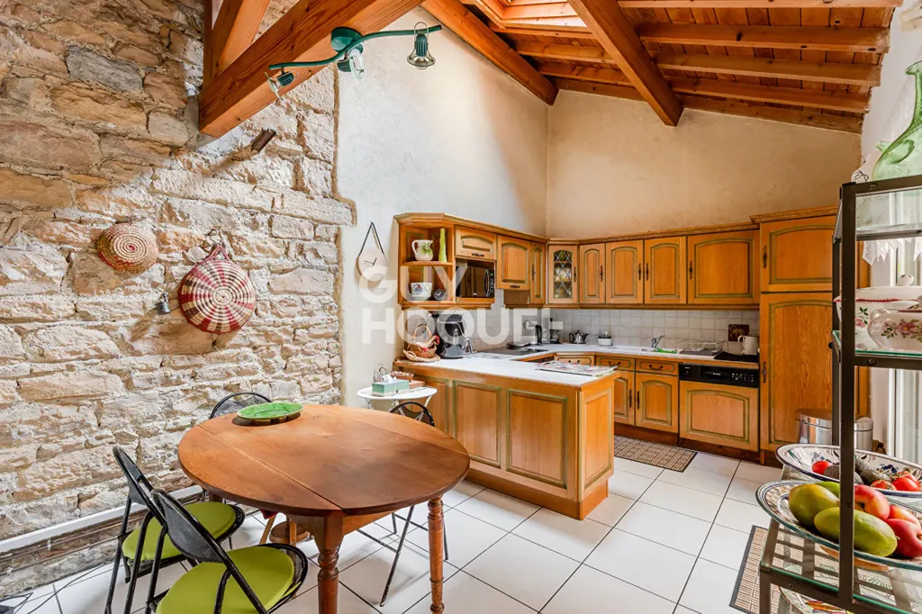 Köök - Architect's House with Patio in Croix Rousse