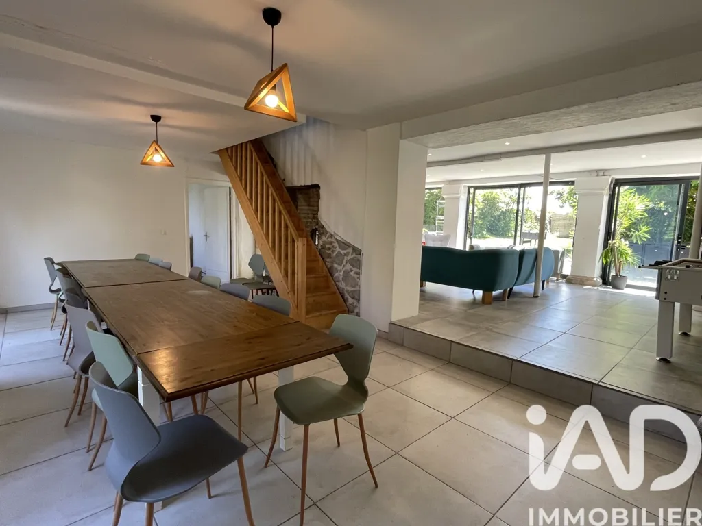 Sala da pranzo - Spacious House with Pool in Saubrigues