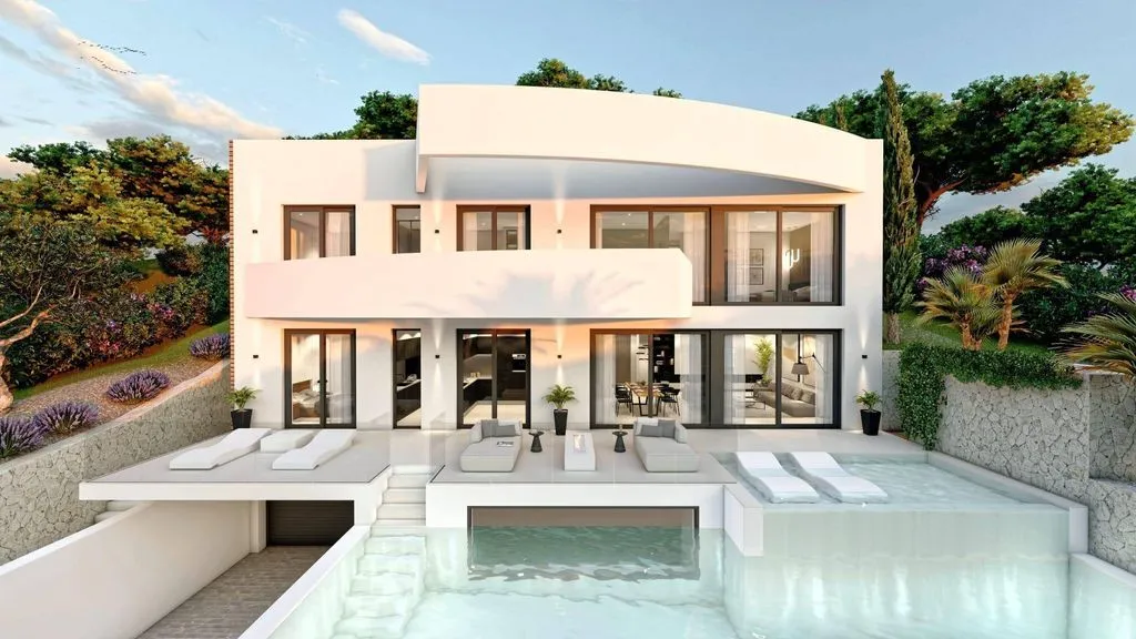 Piscine - Luxury Villa with Sea View in Altea
