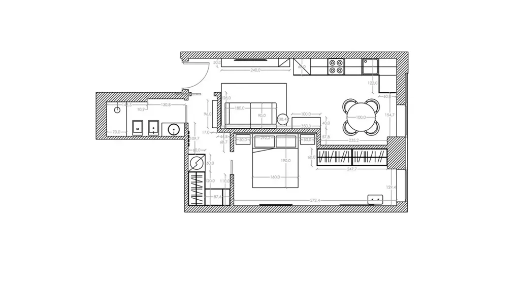 Plan - Modern Flat with Concierge in Milan