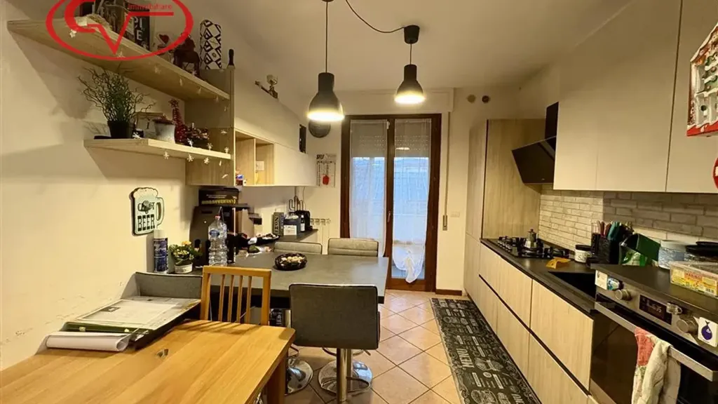 Cuisine - Terraced Apartment with Private Garden in Montevarchi