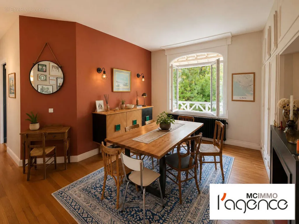 Dining Room - Character House with Garden in Sainte-Adresse