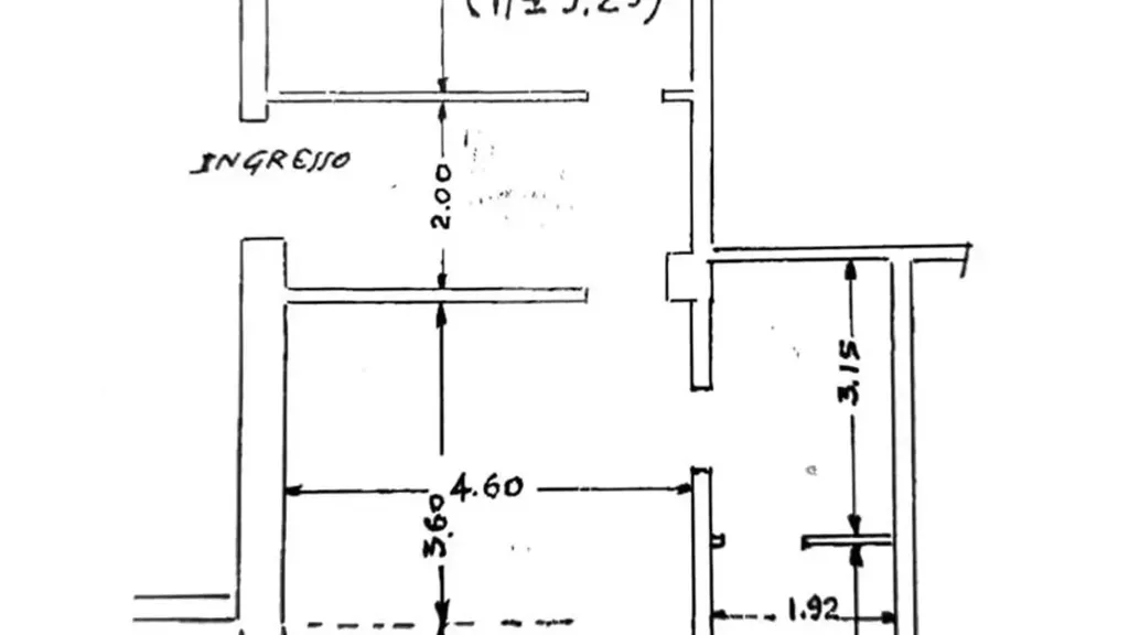 Plan - Apartment with Central Location in Cosenza