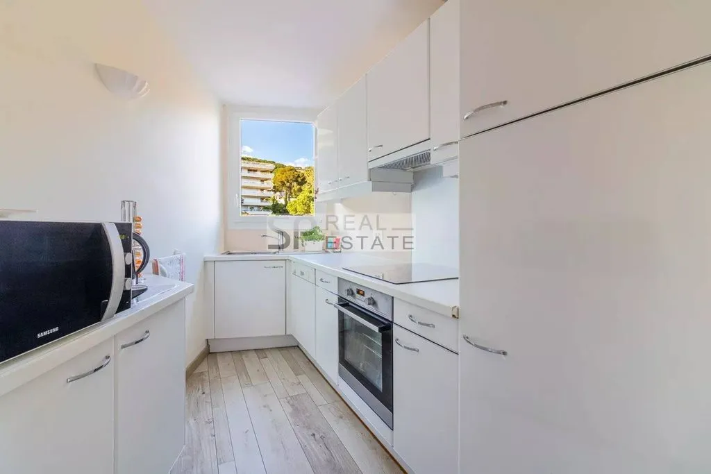 Köök - Luxury Apartment with Sea View in Cannes