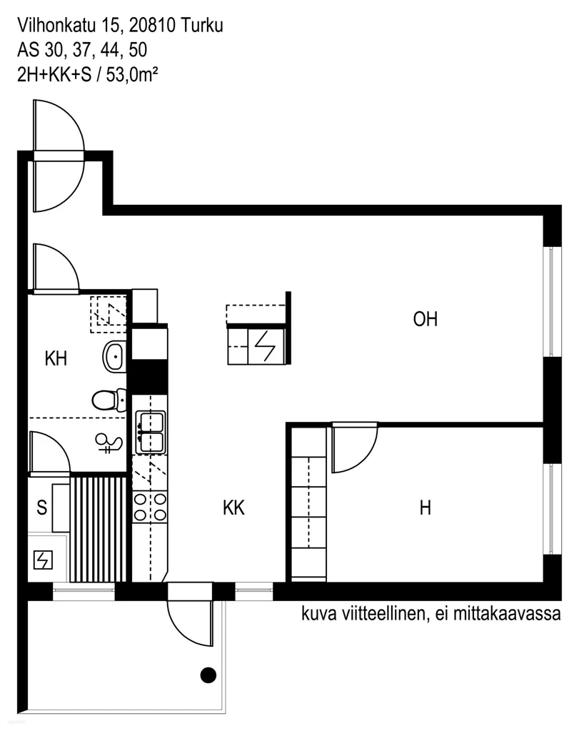 Appartement 2 pièces à FI