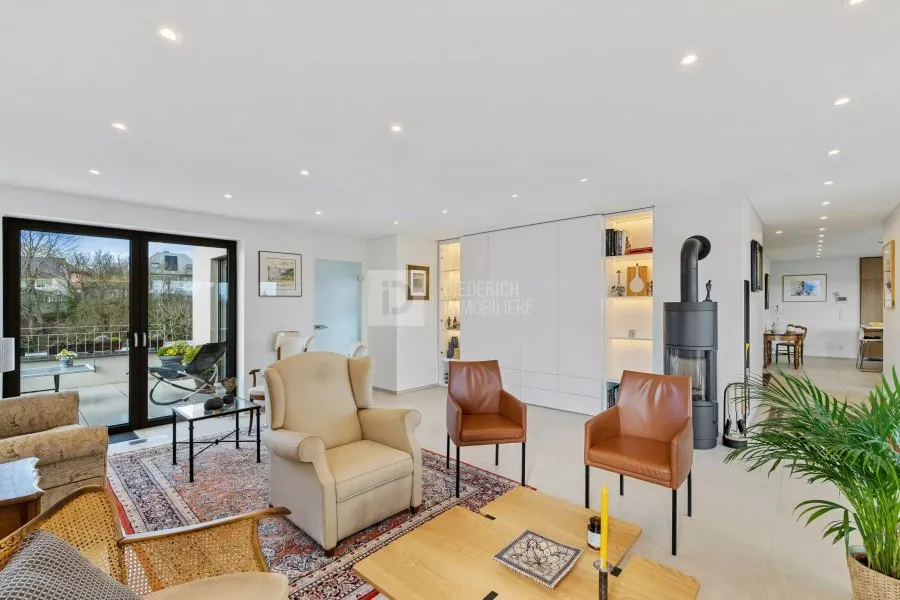 Séjour - Penthouse avec Terrasses à Steinfort
